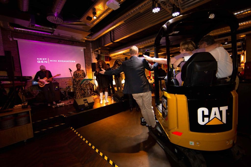 Organización de evento Caterpillar en La Fábrica de cerveza