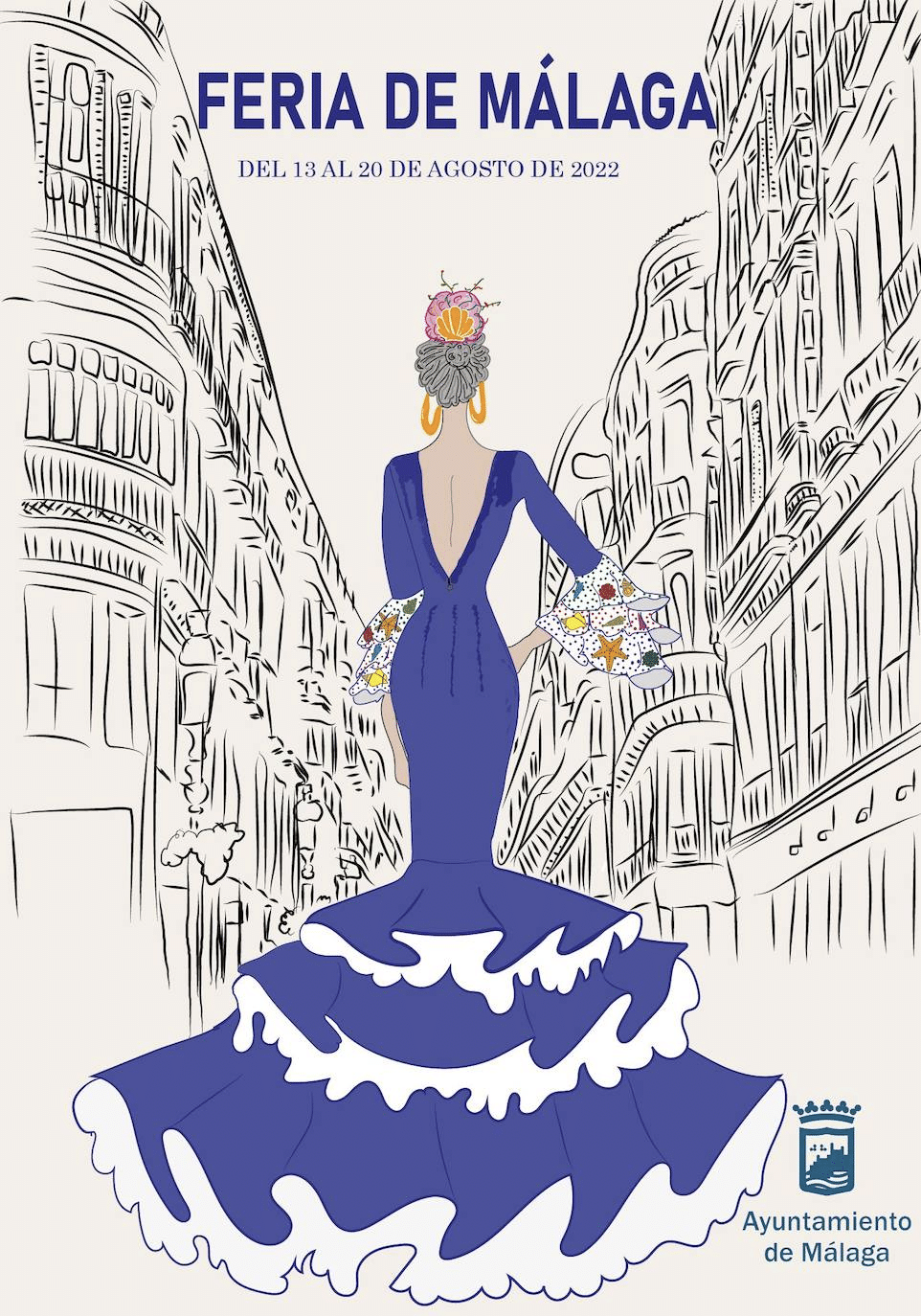 cartel oficial de la feria de malaga de 2022