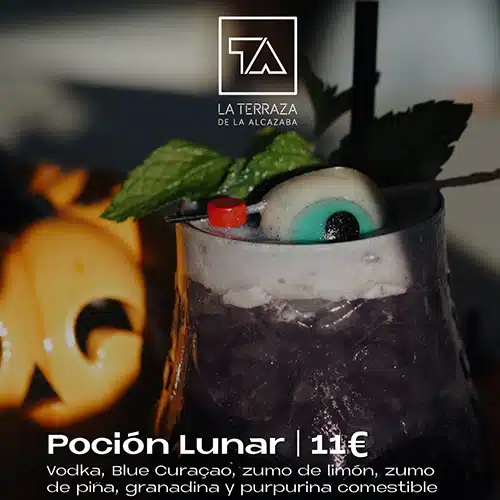 Poción lunar la bebida más hechizante de la noche.