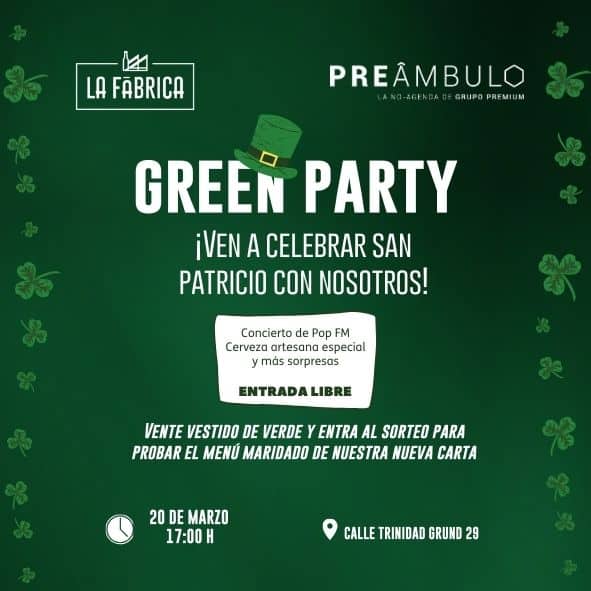 green party san patricio la fabrica del soho malaga